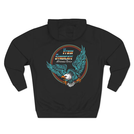 Chrome Eagle hoodie - Vtwin Syndicate