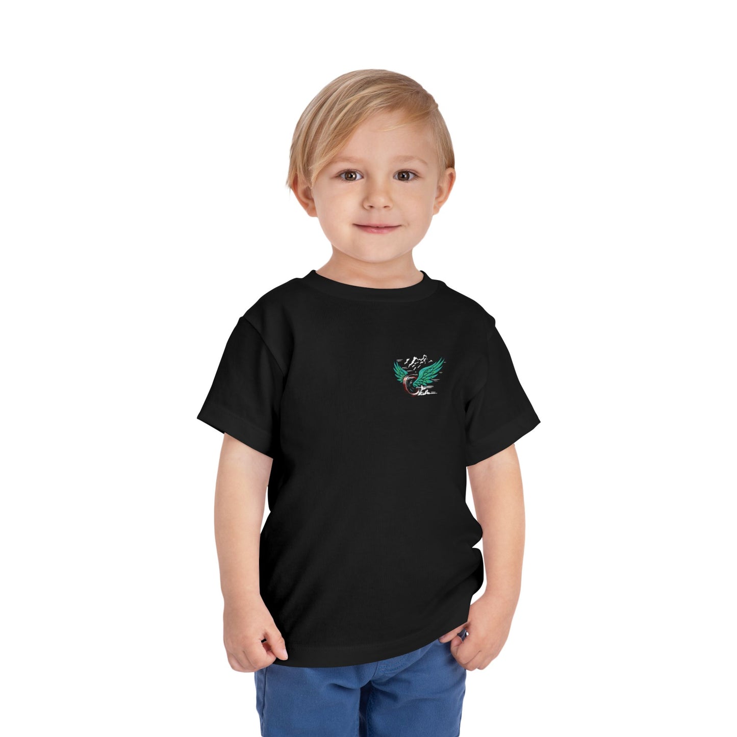 Toddler Short Sleeve Tee - wings n wheels