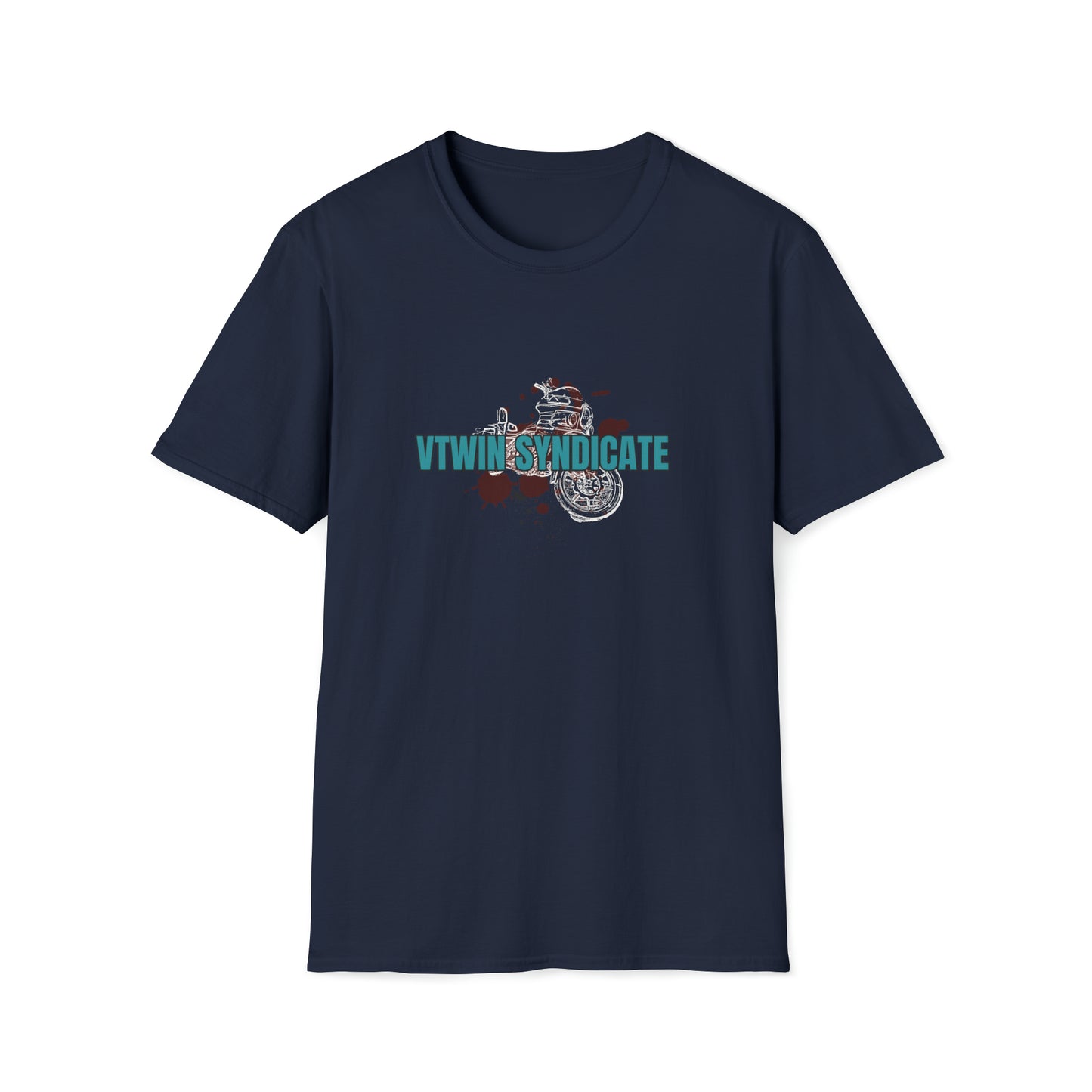 Harley FXRT Tshirt - Vtwin Syndicate - Harley Davidson Blue maroon - UNISEX