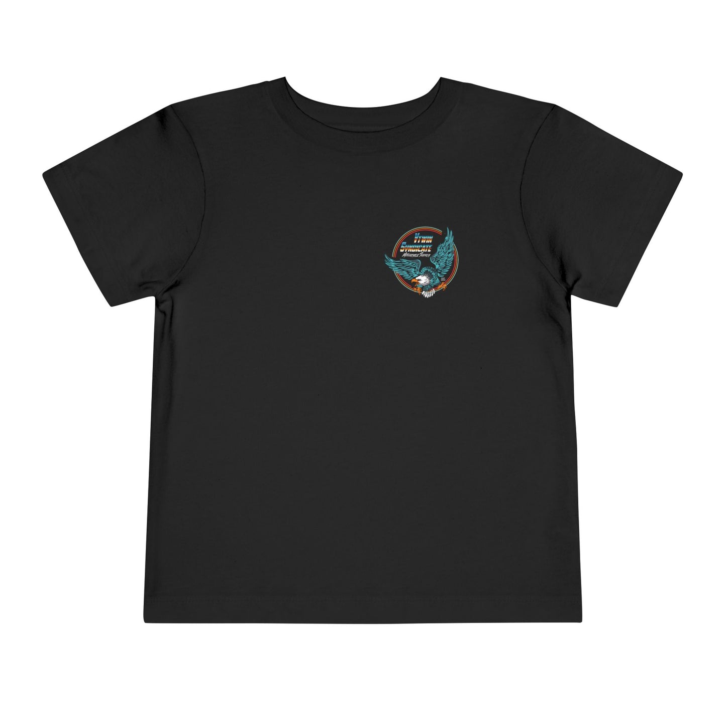 Toddler Short Sleeve Tee - chrome eagle