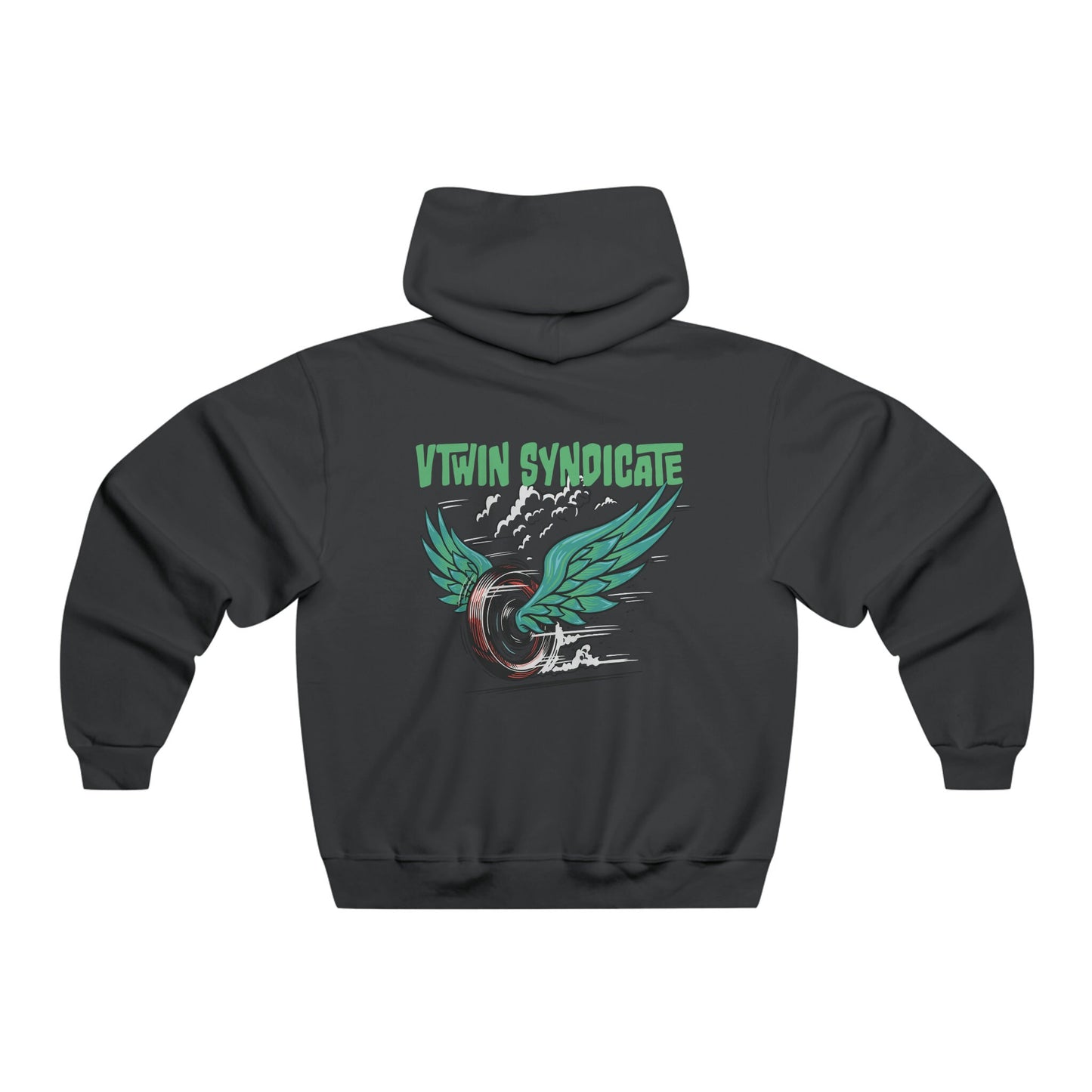 Harley Wheels n Wings Hoodie Sweatshirt - Vtwin Syndicate - Harley Davidson - UNISEX