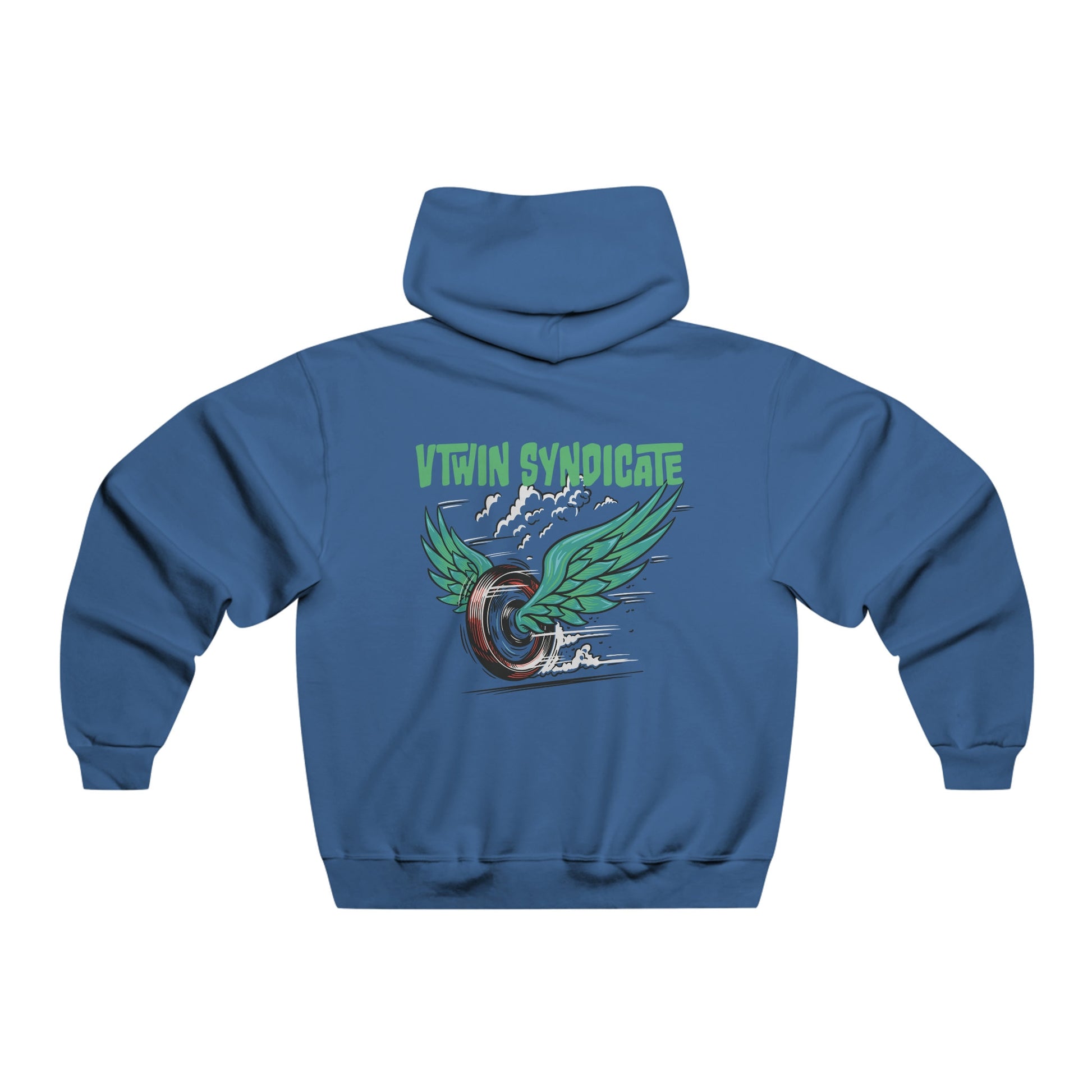 Harley Wheels n Wings Hoodie Sweatshirt - Vtwin Syndicate - Harley Davidson - UNISEX