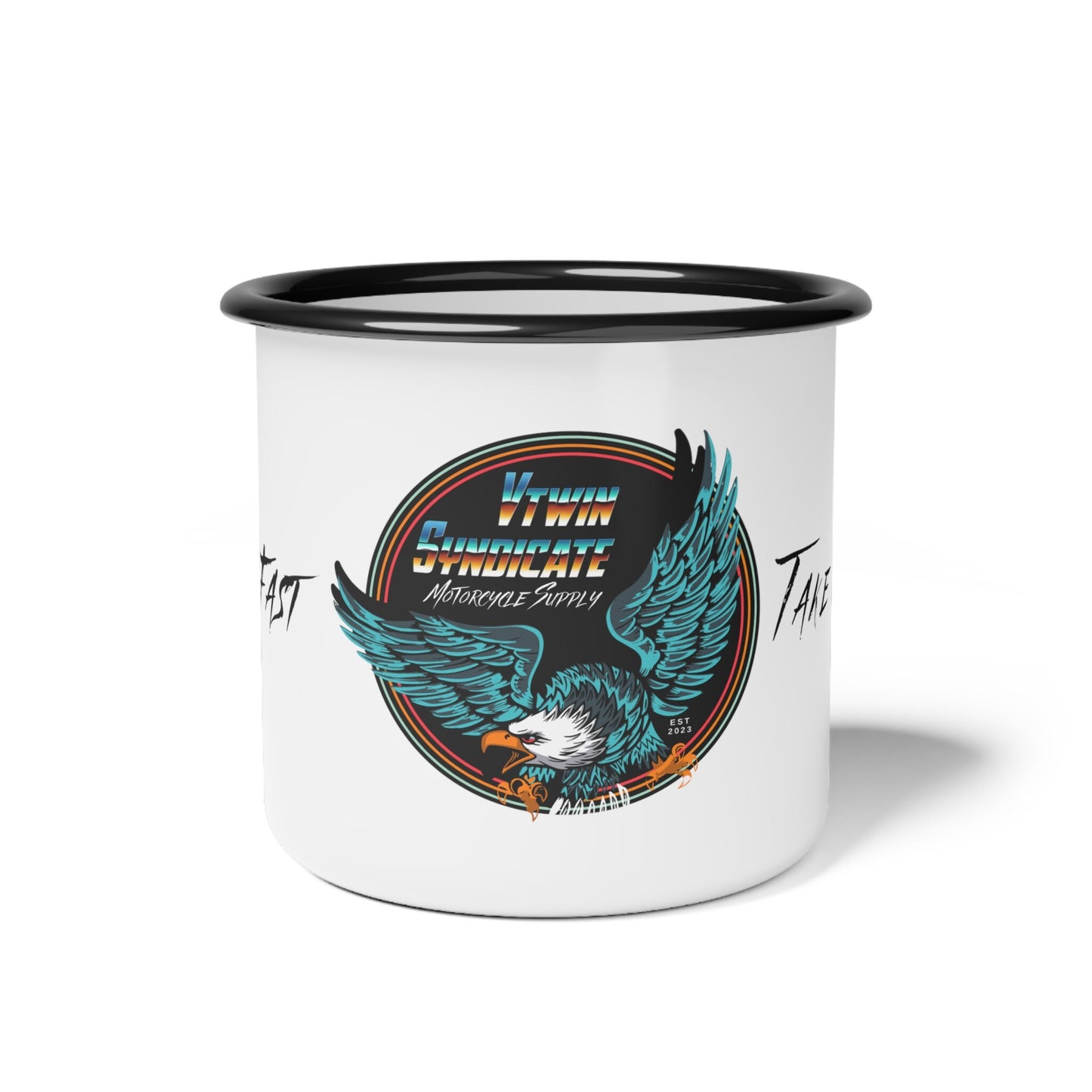 Chrome Eagle Camp Mug